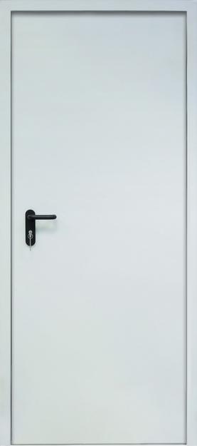 Однопольная противопожарная дверь EI-60, окрас по RAL Однопольная противопожарная дверь EI-60, окрас по RAL