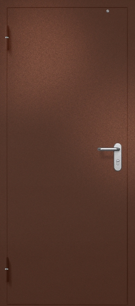 Однопольная противопожарная дверь EI-60 с электромагнитным замком, окрас по RAL 8016 Однопольная противопожарная дверь EI-60 с электромагнитным замком, окрас по RAL 8016