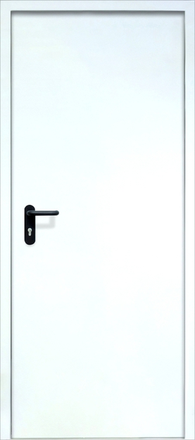 Однопольная противопожарная дверь EI-60, окрас по RAL 9003 Однопольная противопожарная дверь EI-60, окрас по RAL 9003