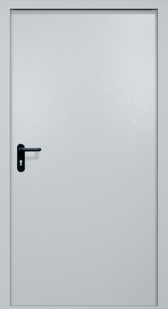 Однопольная противопожарная дверь EI-60, окрас по RAL Однопольная противопожарная дверь EI-60, окрас по RAL